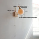 Helnys Rotatable LED Wall Light with Pull Chain Switch - Nordic Modern Design