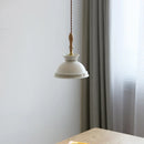 Helnys Ceramic Shade LED Pendant Light Modern Nordic Decor Chandelier