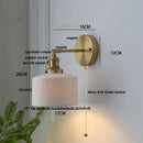Helnys Adjustable LED Wall Sconce with Pull Chain Switch