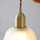 Helnys Nordic Modern Glass LED Pendant Light Fixture for Home Decor