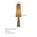 Helnys Cream Fabric LED Floor Lamp for Home Decor and Living Room