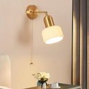Helnys Rotatable Nordic LED Wall Light with Pull Chain Switch