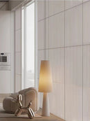 Helnys Cream Fabric LED Floor Lamp for Home Decor and Living Room