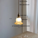 Modern Nordic Glass Pendant Light Fixture - Helnys Copper Socket LED Hanging Lamp