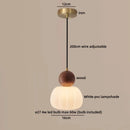 Helnys LED Pendant Light Adjustable Luxury Modern Nordic Hanging Lamp Gold Brass