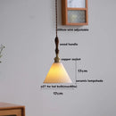 Helnys Nordic Ceramic Copper LED Pendant Lamp for Bedroom Dining Living Room