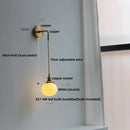 Helnys Clear Glass LED Wall Lamp Modern Crystal Home Decor Applique Murale