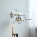 Helnys Ceramic LED Wall Light with Copper Arm for Modern Home Décor