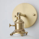 Helnys Ceramic Knob Switch LED Wall Lights for Bedroom Hallway Porch Mirror