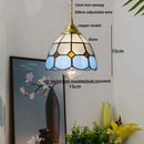 Helnys Nordic Glass LED Pendant Lamp Blue E27 Modern Hanging Light