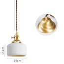 Helnys Nordic Japan Ceramic Pendant Lamp for Home Decor and Lighting