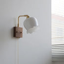 Helnys Rotatable LED Wall Sconce White Glass Stair Light