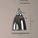 Helnys Vintage Copper LED Pendant Lamp Amber Glass Hanging Lights