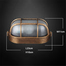 Helnys Retro Bulkhead Ceiling Light for Gas Station Garage Outdoor Commercial Lighting