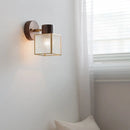 Helnys Modern LED Glass Wall Light for Bathroom Bedroom Mirrors