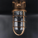 Helnys Clear Glass Jar Waterproof Ceiling Lamp - Outdoor & Bathroom Kitchen Light