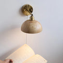 Helnys Ash Wood LED Wall Light Indoor Decor Lighting Wooden Bedside Lamp