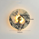Helnys Marble LED Wall Sconce Round Modern Indoor Decor Light
