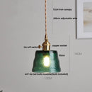 Helnys Nordic Glass LED Pendant Light for Reading Living Dining Room