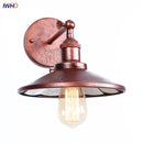 Helnys Rustic LED Wall Sconce Industrial Luminaire for Bedroom Bathroom Mirror