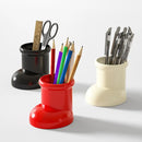 Helnys Ceramic Vase Boots Pen Holder Ikebana Flower Pot Home Decoration