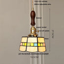 Helnys Green Glass LED Pendant Lamp Coffee Hallway Living Room Vintage Copper