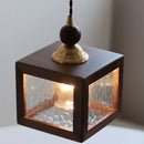 Nordic Modern LED Pendant Light with Wood and Glass Lampshade by Helnys