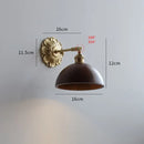 Helnys Nordic Glass LED Copper Wall Lamp for Home Indoor Modern Lighting