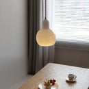 Helnys Glass Shell Pendant Light - Adjustable LED Hanging Lamp for Home and Commercial Spaces