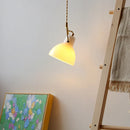 Helnys White Green LED Pendant Lamp Glass Iron Nordic Chandelier Hanging Lights