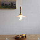 Helnys White Glass Pendant Light for Bedroom Living Dining Room