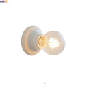 Helnys Modern Ceramic LED Wall Sconce Light for Bathroom or Bedside