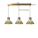 Helnys Flower Glass Copper Hanging Lamp: Nordic Modern LED Pendant Light