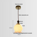 Helnys Nordic Walnut Wood Resin LED Pendant Lamp for Coffee Bar Living Room