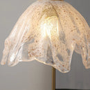 Helnys Nordic LED Pendant Lamp Walnut Wood Glass Hanging Light