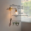 Helnys LED Wall Sconce Clear Glass Luxury Stair Light Wandlamp