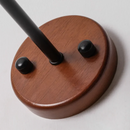 Helnys LED Adjustable Wall Lamp with Pull Chain Switch, Yellow Travertine White Glass