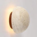 Helnys Stone Yellow Round Wall Light Modern Nordic Bedroom Living Room Lamp