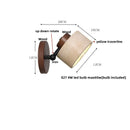 Helnys Yellow Travertine LED Wall Light with Pull Chain Switch