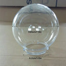 Helnys Acrylic Replacement Globe Lampshade for Post Pillar Lamp - Transparent