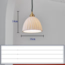 Helnys Nordic Japan Ceramic Pendant Lamp for Home Decor and Lighting