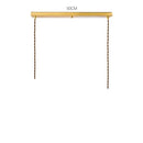 Helnys White Ceramic LED Pendant Lights - Nordic Modern Copper Hanging Lamp