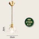 Helnys Diamond Glass LED Pendant Lamp for Indoor Lighting in Modern Nordic Style