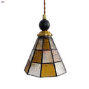 Helnys Tiffany Glass LED Pendant Lamp for Kitchen Dining Room Nordic Modern Home Lighting