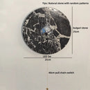 Helnys Round Stone LED Wall Lamp Sconce Shower White Ball G9 Bulb