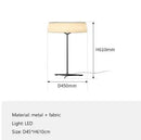 Helnys Modern Fabric Floor Lamp for Home Decor