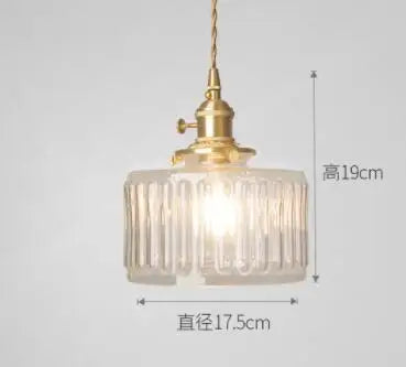 Helnys Blue Glass Pendant Lights for Bedroom Dinning Living Room