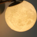 Helnys Modern Nordic LED Wall Lights - White Moon Up Down Rotate Bedside Lamp