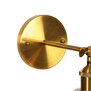 Helnys Glass Gold LED Wall Sconces Iron Loft Retro Home Decor Bedroom Lamp