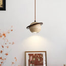 Helnys LED Pendant Lights Japanese Style Wood Decor Stone Globe Hanging Lamp